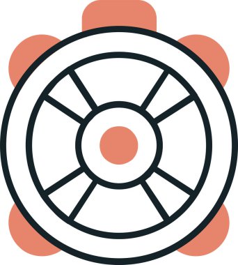 Hayran. Web simgesi basit illüstrasyon