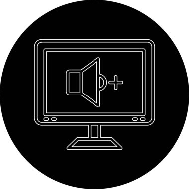 video simgesi vektör illüstrasyonu