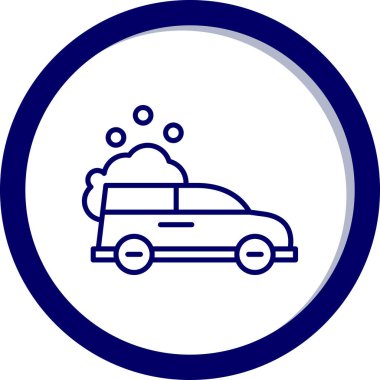 - Araba. Web simgesi basit illüstrasyon