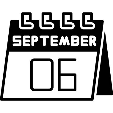 Takvim Eylül simgesi tasarımı