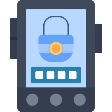 Parola simgesini düz biçimde kilitle