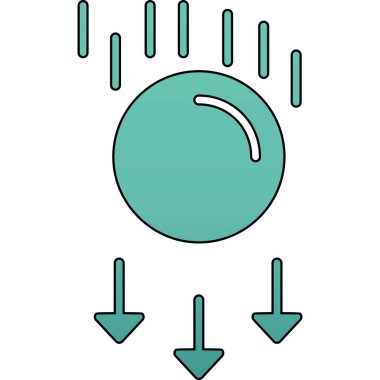 Yeşil ve beyaz okların arkaplanlarının vektör çizimi