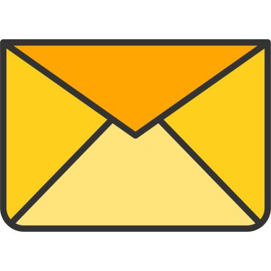 e- posta simgesi, vektör illüstrasyon tasarımı