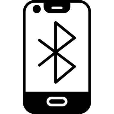 Cep telefonu. Web simgesi basit illüstrasyon