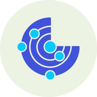 pasta grafiği vektör simgesi