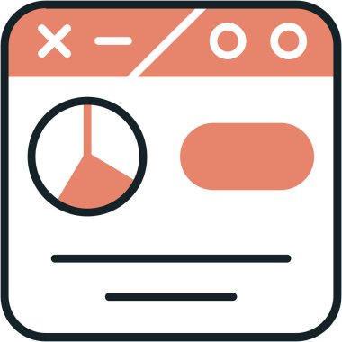 iş simgesi vektör illüstrasyonu