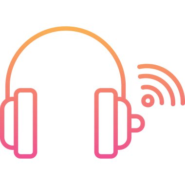 Müzik simgesi olan kulaklık