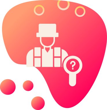 Beyin. Web simgesi basit illüstrasyon