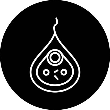 Bir damla sıvının vektör çizimi