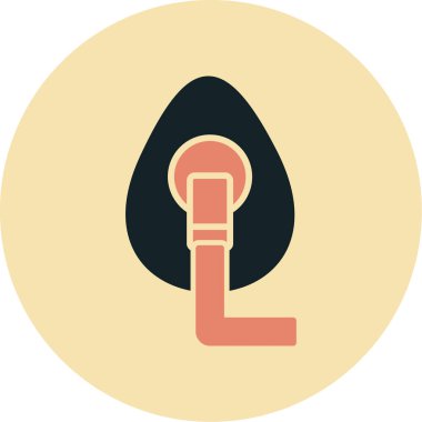 Zil. Web simgesi basit illüstrasyon