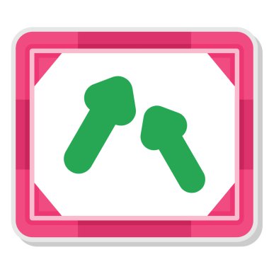 Gerçekçi Noel çorapları tasarımı ikonu