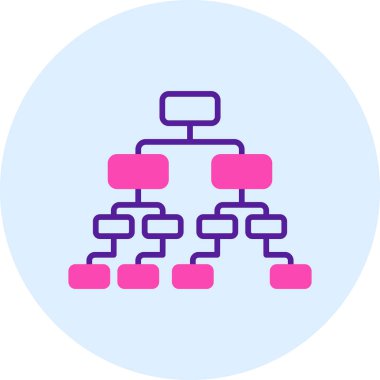 şebeke. Web simgesi basit illüstrasyon