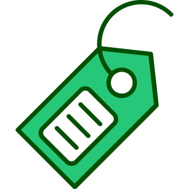 Etiket. Web simgesi basit illüstrasyon