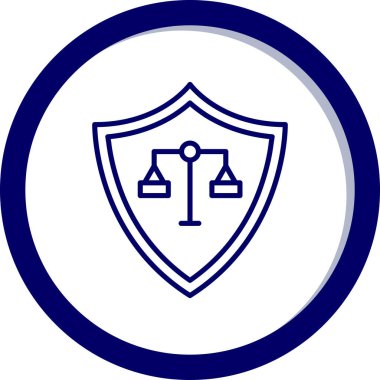 kanun simgesi vektör illüstrasyonu