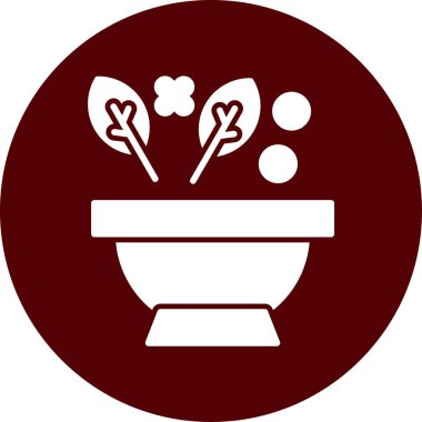 Yiyecek ve simgenin vektör illüstrasyonu