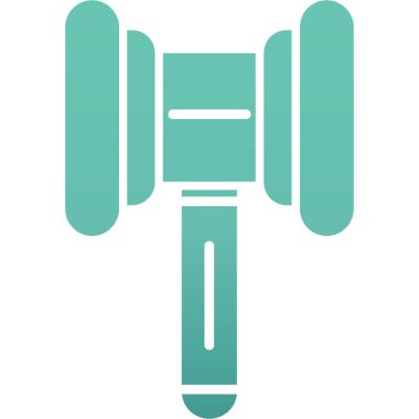 dambıl simgesi, satır tasarımı, vektör illüstrasyonu.