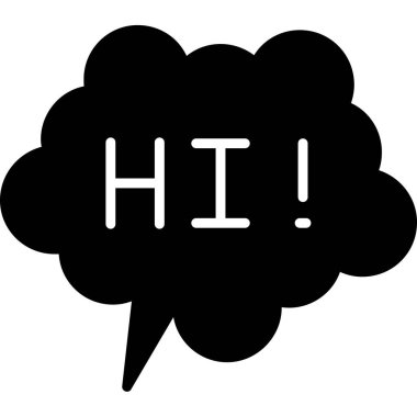 metin ile konuşma balonu iletisi.