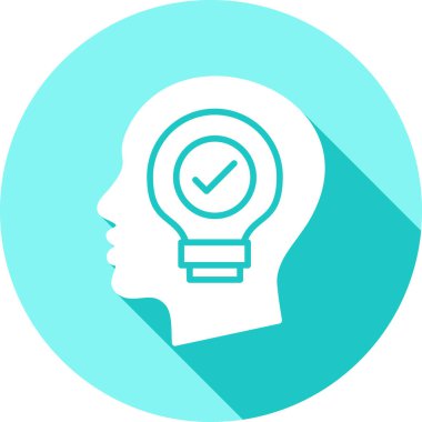 bulb vector glyph icon design