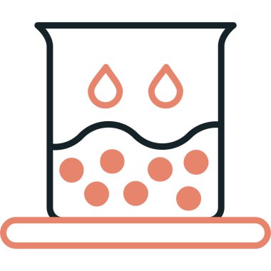 Su. Web simgesi basit illüstrasyon