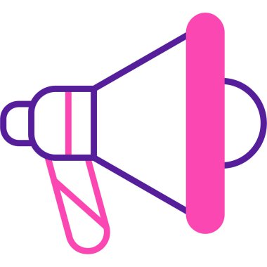 Mikrofon. Web simgesi basit illüstrasyon