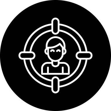 trend düz stil izole edilmiş arkaplanda vektör avatar simgesi