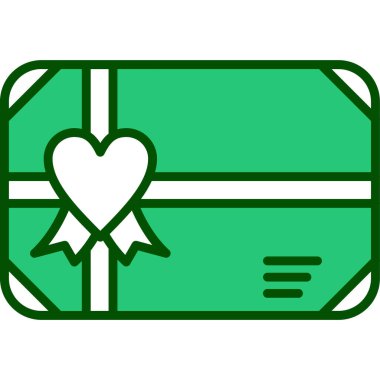 Hediye. Web simgesi basit illüstrasyon