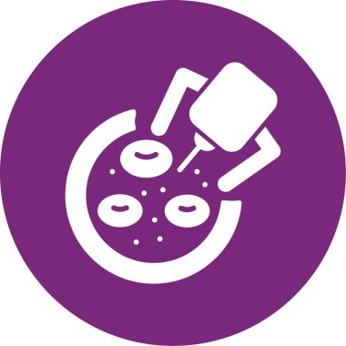 Tıbbi bir simgenin vektör modern illüstrasyonu