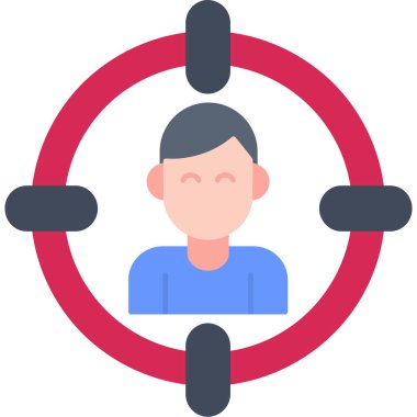 Düz biçimli Avatar insan simgesi