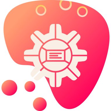 Bir kalp simgesinin vektör illüstrasyonu