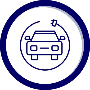 araba simgesi, vektör illüstrasyonu