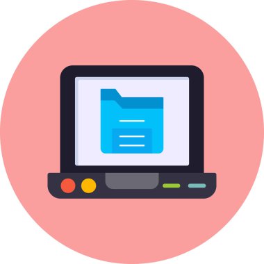 Bilgisayar simgesi. Basit tasarım