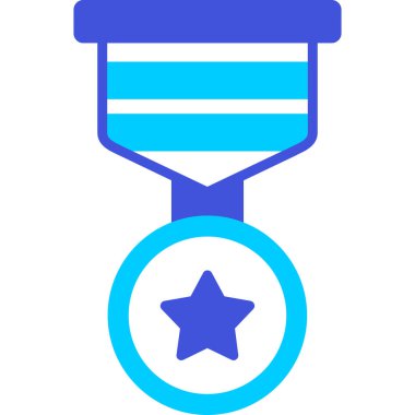 Ödül madalyası. Basit tasarım