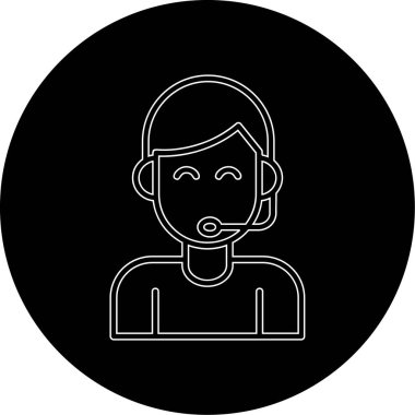 tasarım için vektör avatar simgesi