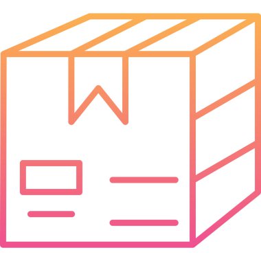 kutu simgesi vektör illüstrasyonu