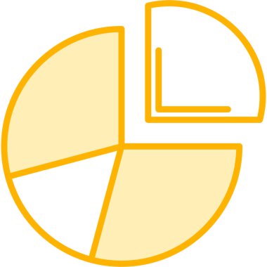 turta grafik simgesi ana hat biçiminde