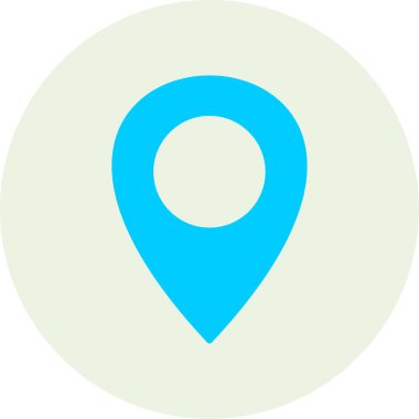 konum. Web simgesi vektör illüstrasyonu