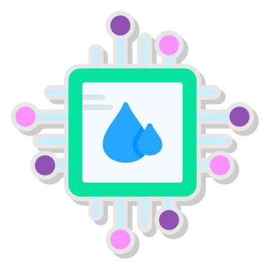 Modern bir simgenin vektör illüstrasyonu