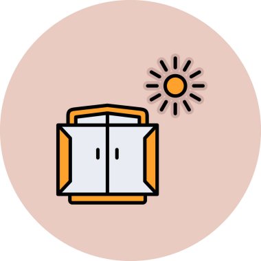 kutu simgesi vektör illüstrasyonu