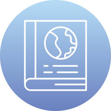 Tasarımda vektör çizgisi modern simgenin çizimi