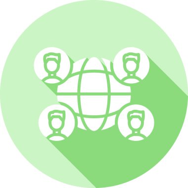 toplum ağ takımı simgesi ana hat biçiminde