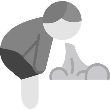 Bebek simgesi, vektör illüstrasyonu