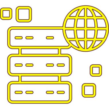 ağ bağlantısı simgesi, modern tasarım