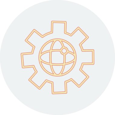 seo modern simgesinin vektör illüstrasyonu