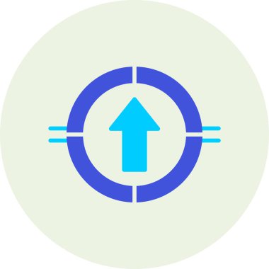 Ok. Web simgesi basit illüstrasyon