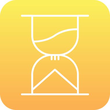 İzole edilmiş uzun gölge gradyan simgesinin gösterimi