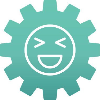 Kızgın Emoji. Basit illüstrasyon