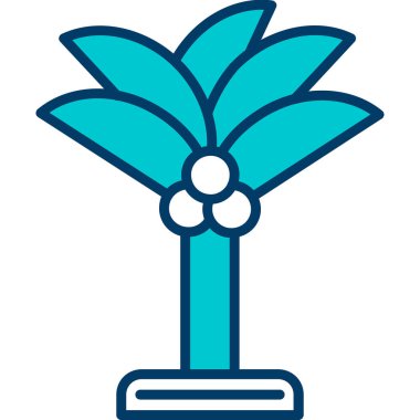 Bahçe simgesi, vektör çizimi