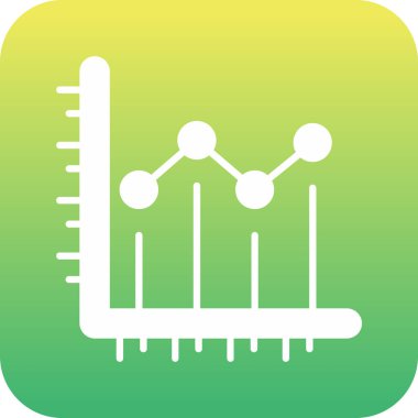 unique graph vector line icon