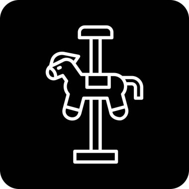 Projeniz için vektör at simgesi