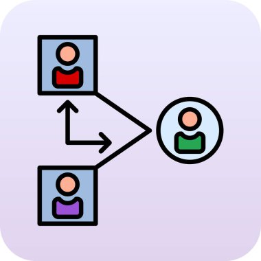 seo modern simgesinin vektör illüstrasyonu